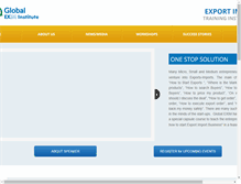 Tablet Screenshot of globaleximinstitute.com